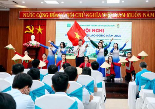 Hội nghị người lao động 2025 Công ty CP Môi trường Đô thị Quảng Ngãi
