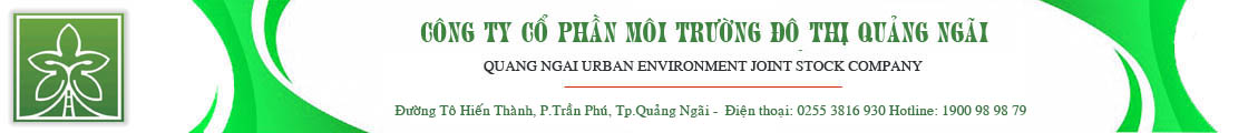 Công ty cổ phần môi trường đô thị Quảng Ngãi